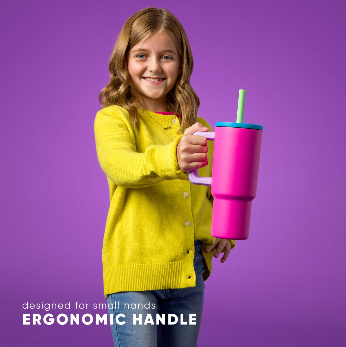 Trek Kids Tumbler with Silicone Straw Lid
