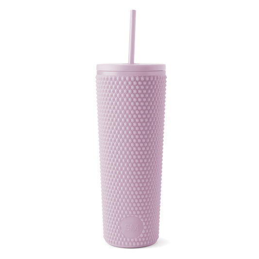 Textured Plastic Classic Tumbler with Straw Lid
