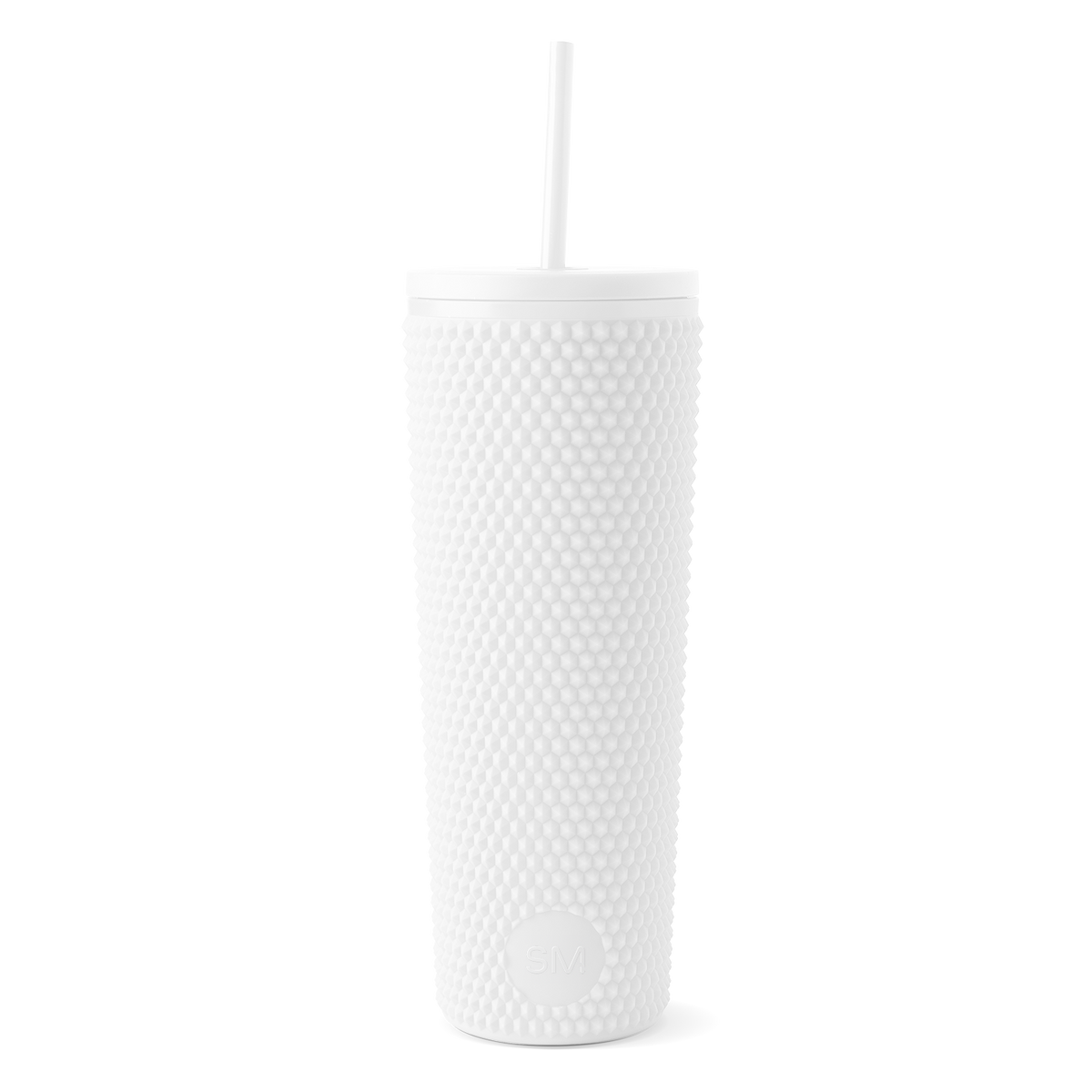 Textured Plastic Classic Tumbler with Straw Lid