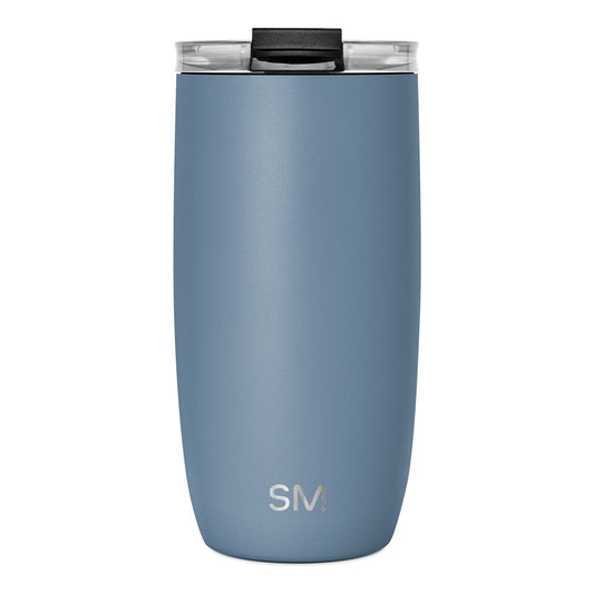 Voyager Tumbler with Clear Flip Lid & Straw