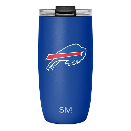 NFL Voyager Tumbler with Clear Flip Lid & Straw
