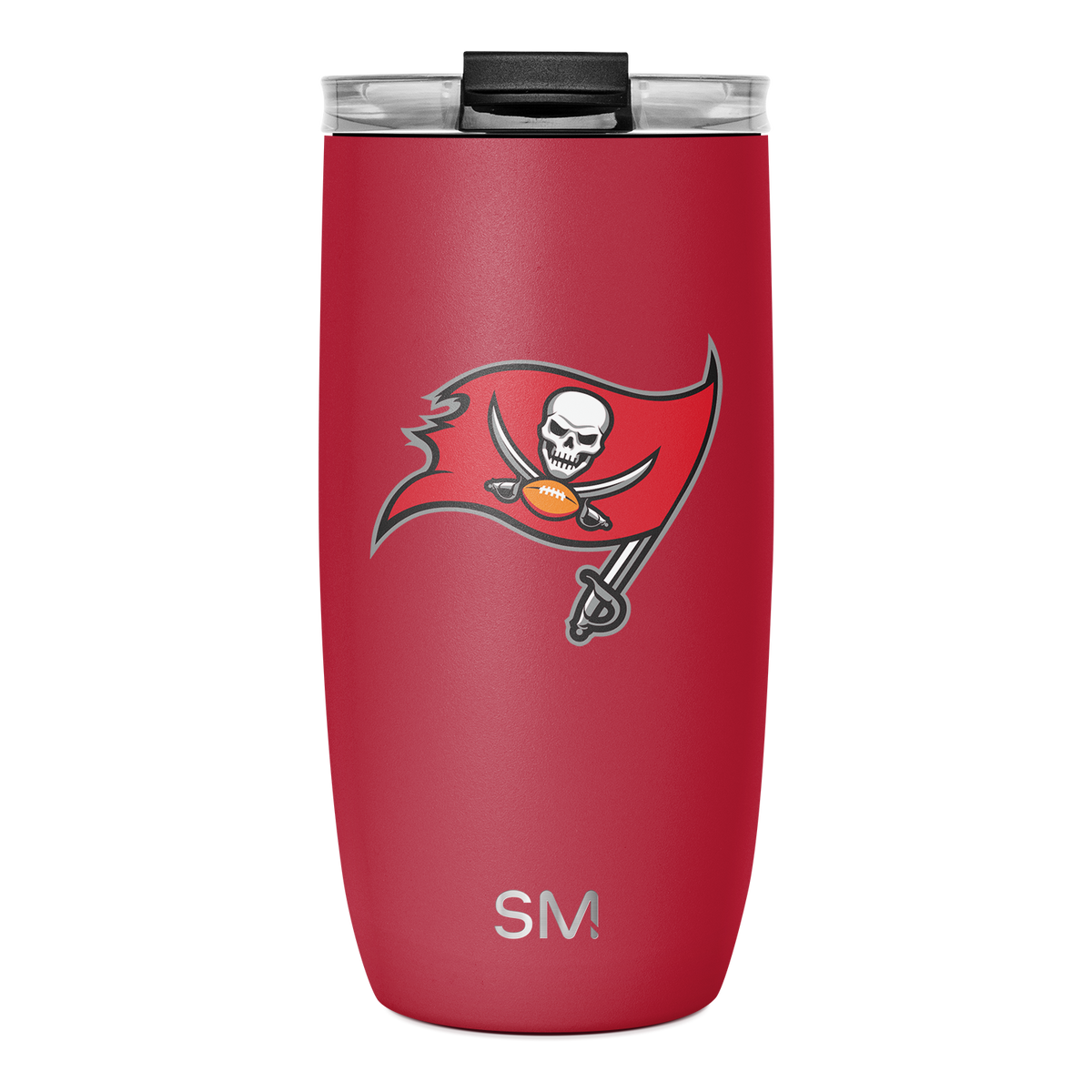 NFL Voyager Tumbler with Clear Flip Lid & Straw