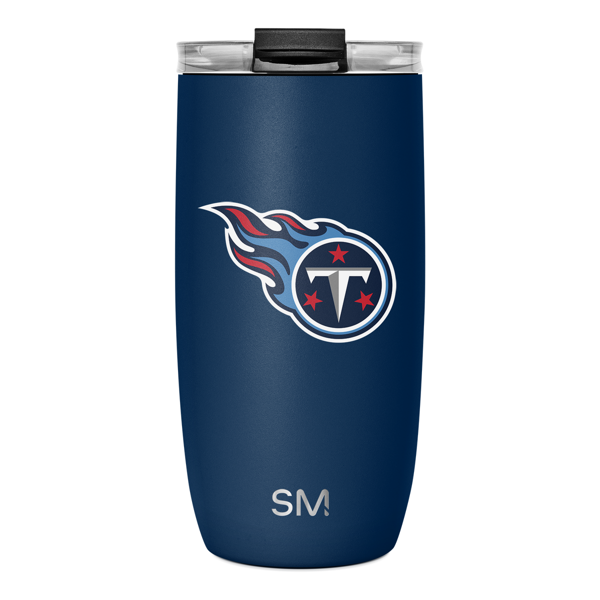 NFL Voyager Tumbler with Clear Flip Lid & Straw