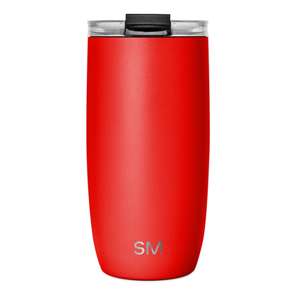 Voyager Tumbler with Clear Flip Lid & Straw