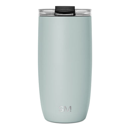 Voyager Tumbler with Clear Flip Lid & Straw