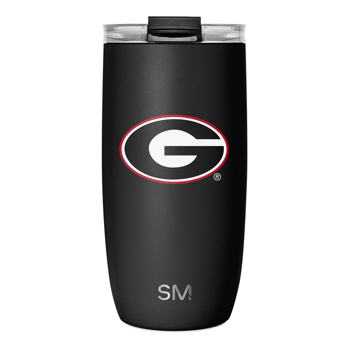 Collegiate Voyager Tumbler with Clear Flip Lid & Straw
