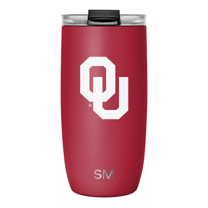 Collegiate Voyager Tumbler with Clear Flip Lid & Straw