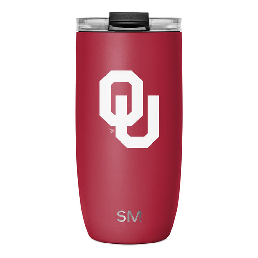Collegiate Voyager Tumbler with Clear Flip Lid & Straw