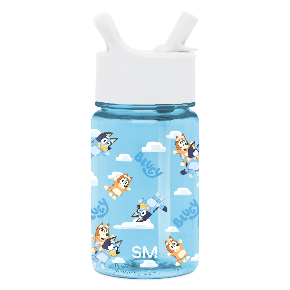 Summit Kids Plastic Water Bottle with Straw Lid