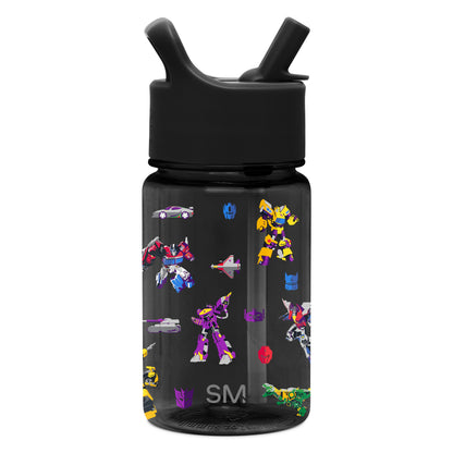 Summit Kids Plastic Water Bottle with Straw Lid