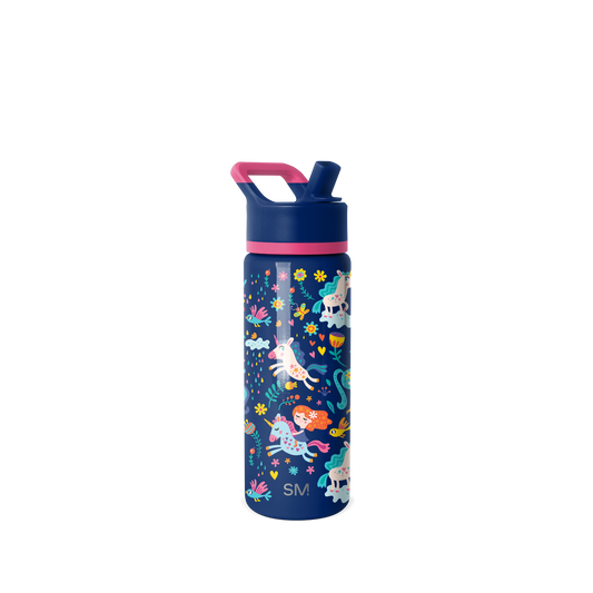 Summit Kids Water Bottle with Straw Lid