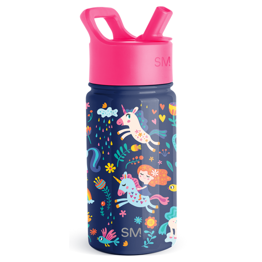Summit Kids Water Bottle with Straw Lid