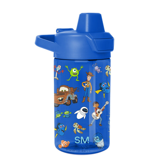 Summit Kids Plastic Water Bottle with Simple Flip Straw Lid