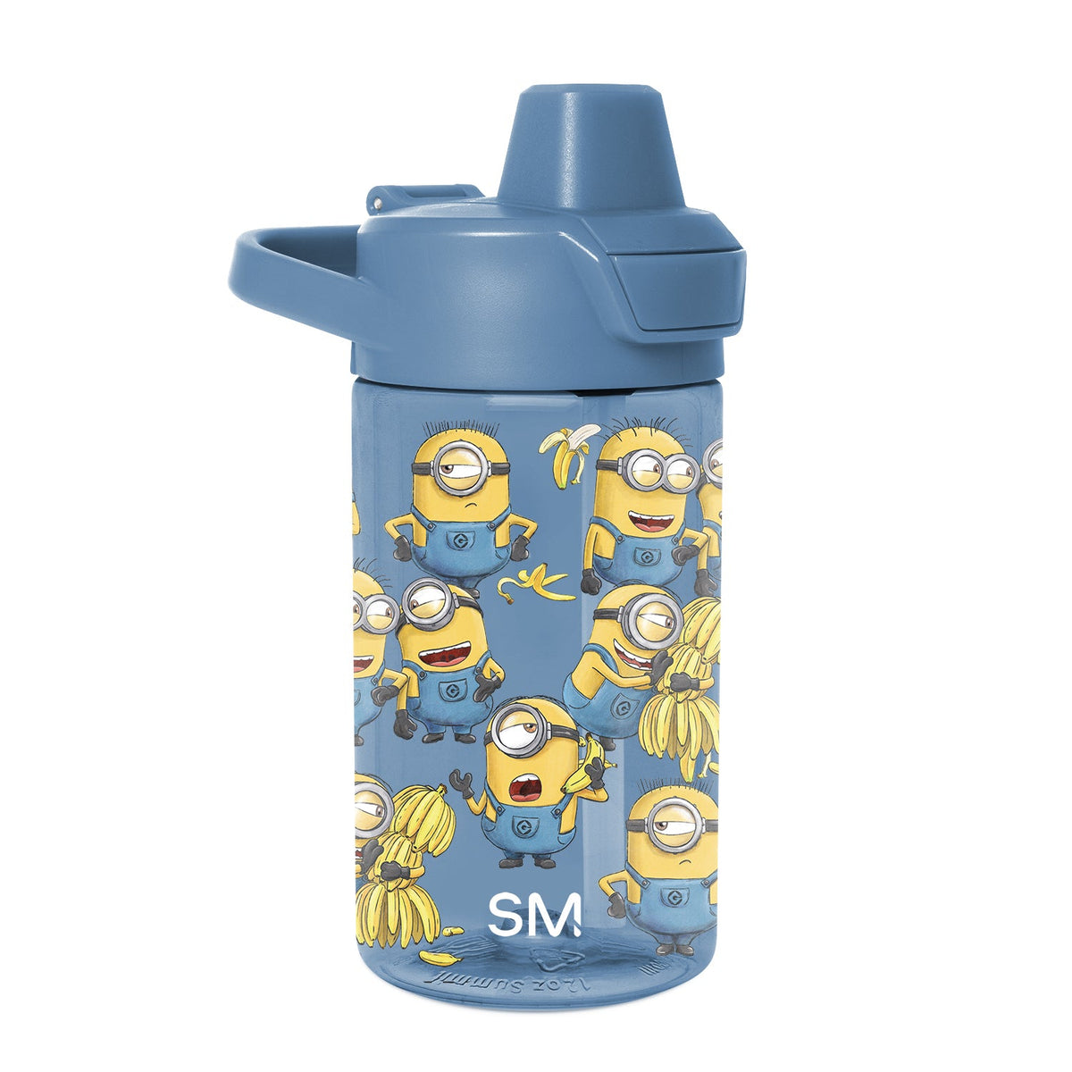 Summit Kids Plastic Water Bottle with Simple Flip Straw Lid