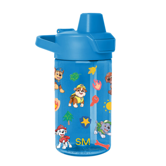 Summit Kids Plastic Water Bottle with Simple Flip Straw Lid
